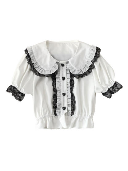 Race Puff Three Blouffle Ribbon Shirt [Produit de réservation]