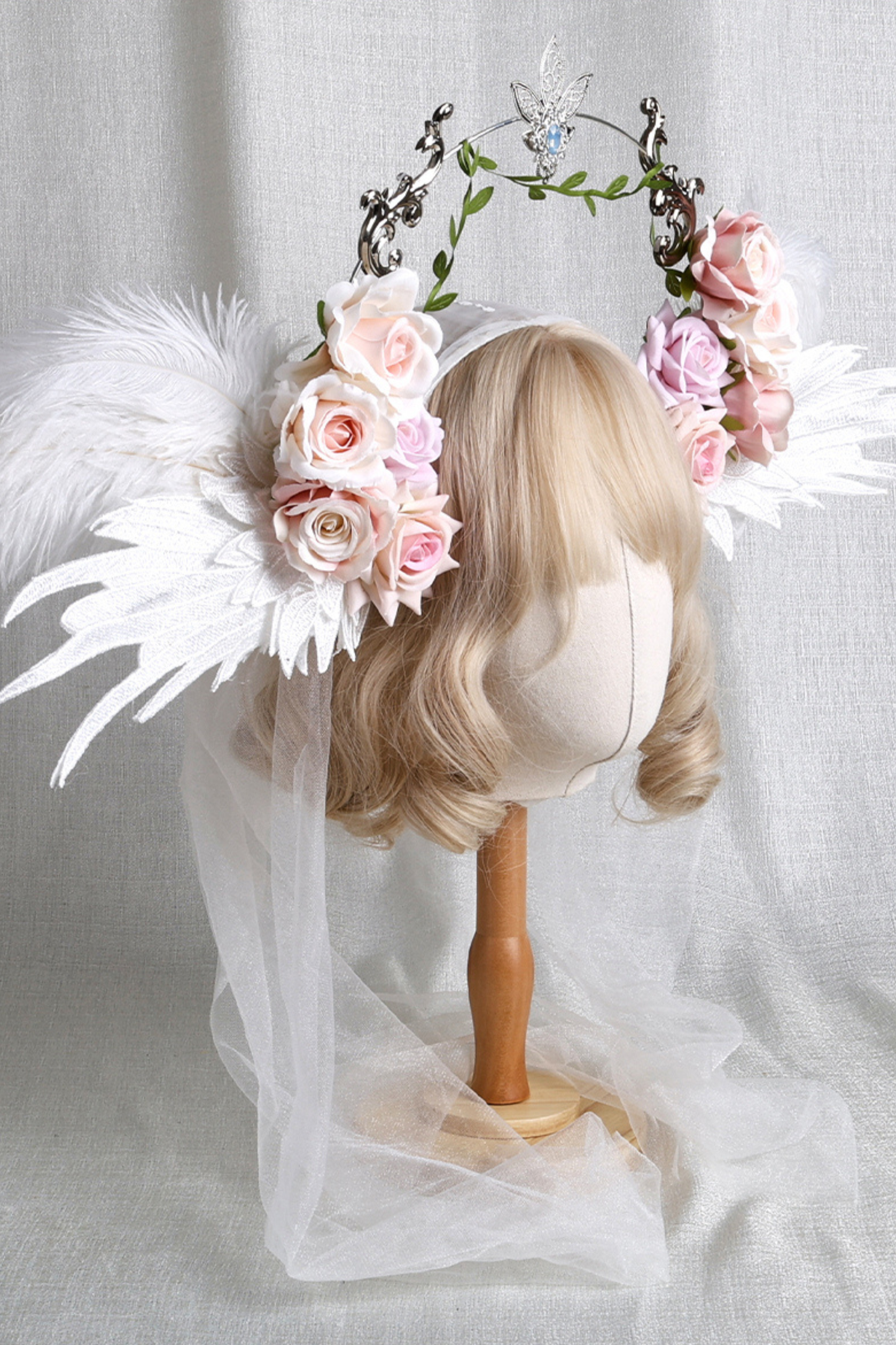 ローズエンジェルヴェールヘアアクセサリー