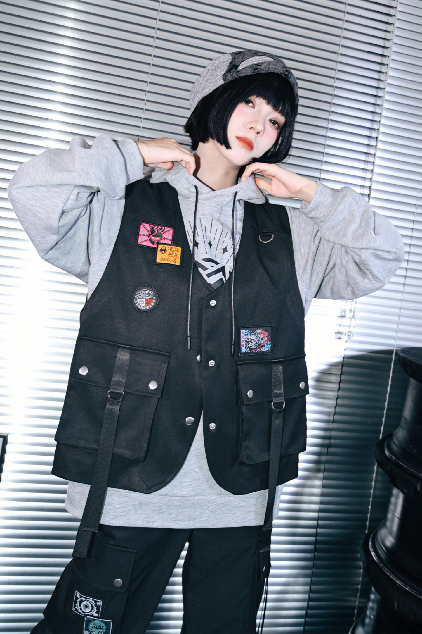 ワークウェアスタイルストリートベスト