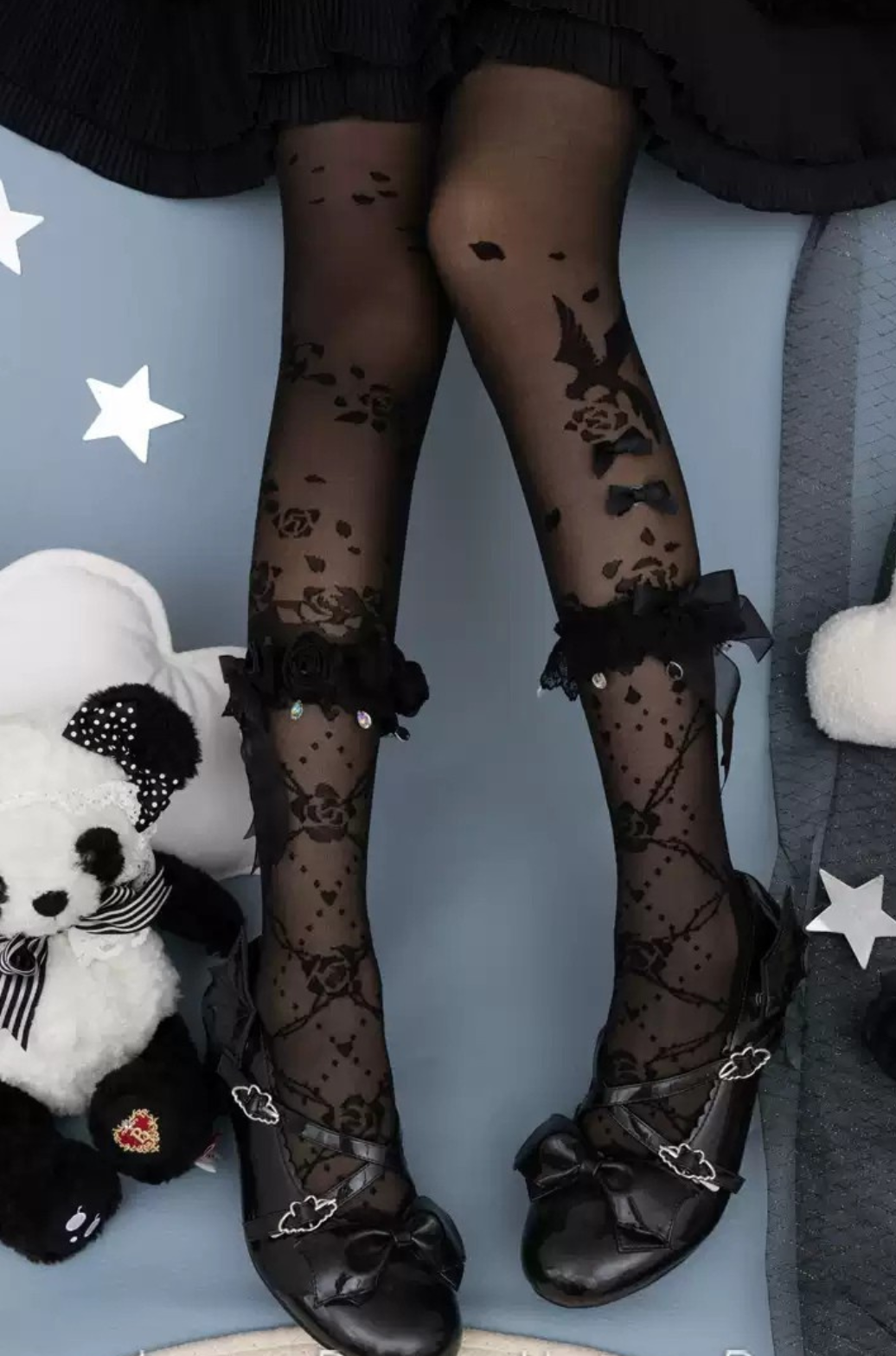 The Nightingale and the Rose Bridal Tights