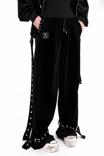 ダークベルベットパンクルーズパンツ