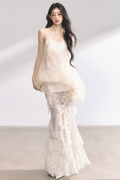 ロイヤルシスターレーストップス+マーメイドスカート