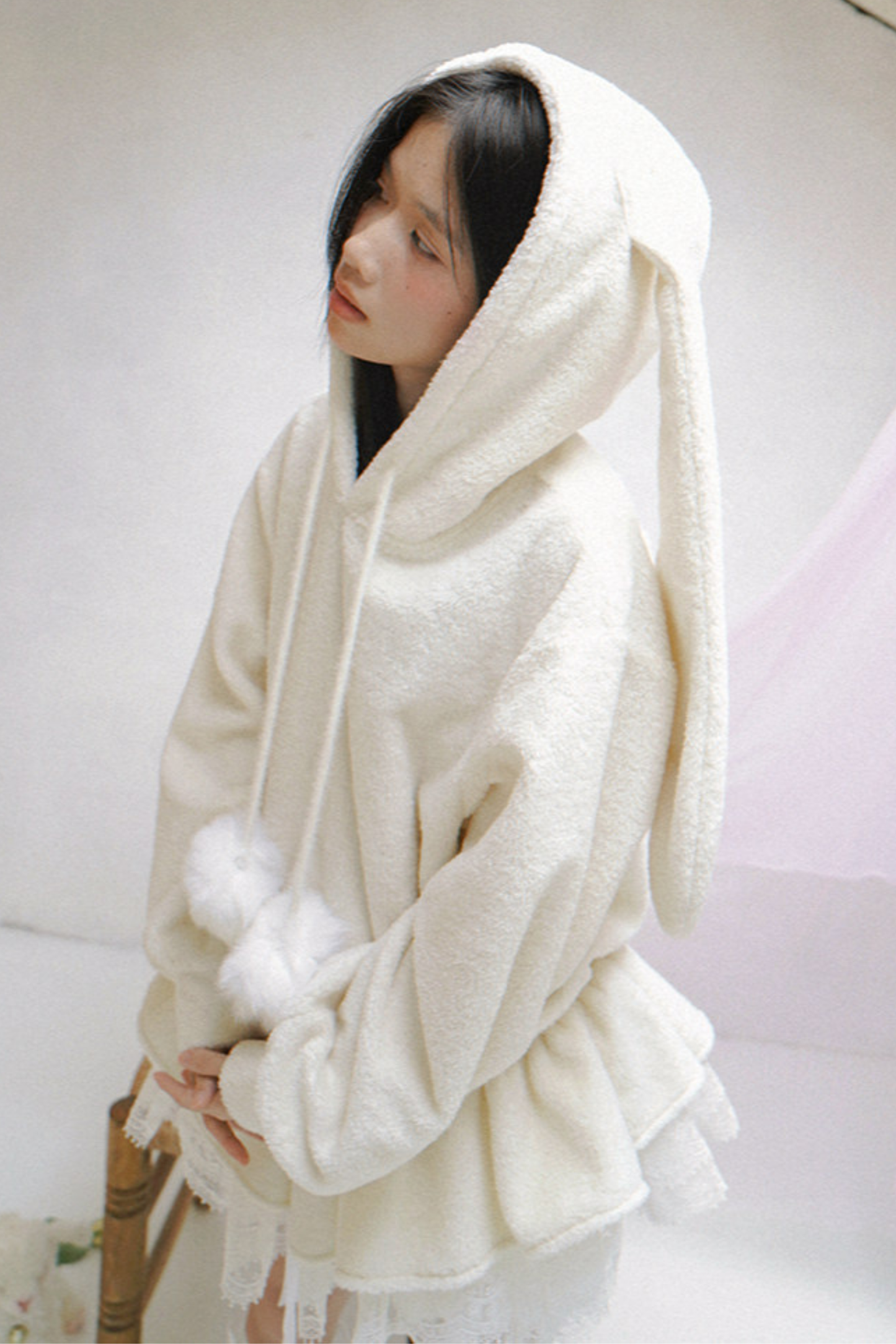 Plush Lace Angel Dress