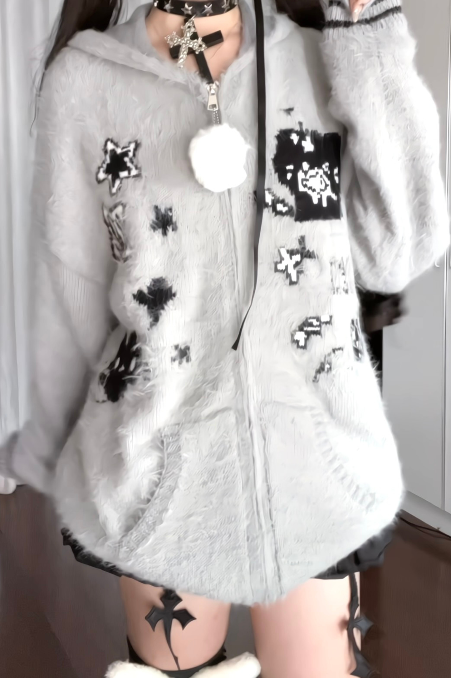 オタクフードルーズパーカー