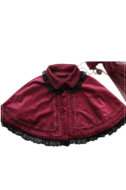 Moon River Gothic Skirt + Cape + Top + Bow