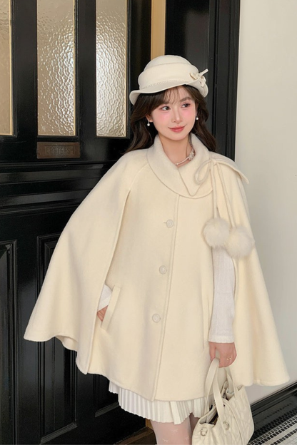 ガールスタイルケープコート