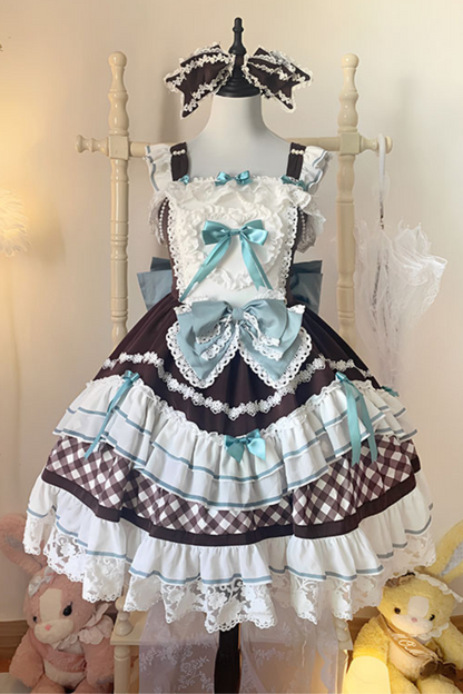 Lovely Heart Suspender Cake Dress + Headdress + Tail