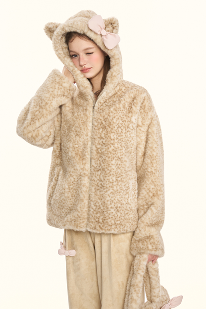 リトルミルクレオパードリボンフードコート