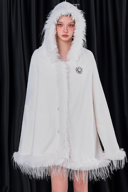 スノーカントリーフードマント