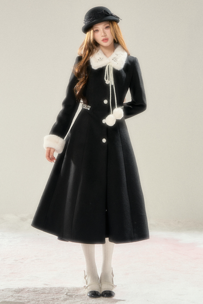 French Chic Hepburn Long Coat