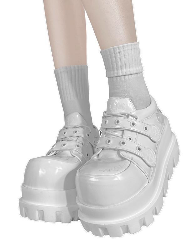 Punk Club Cross Macaroon Subculture Platform Shoes