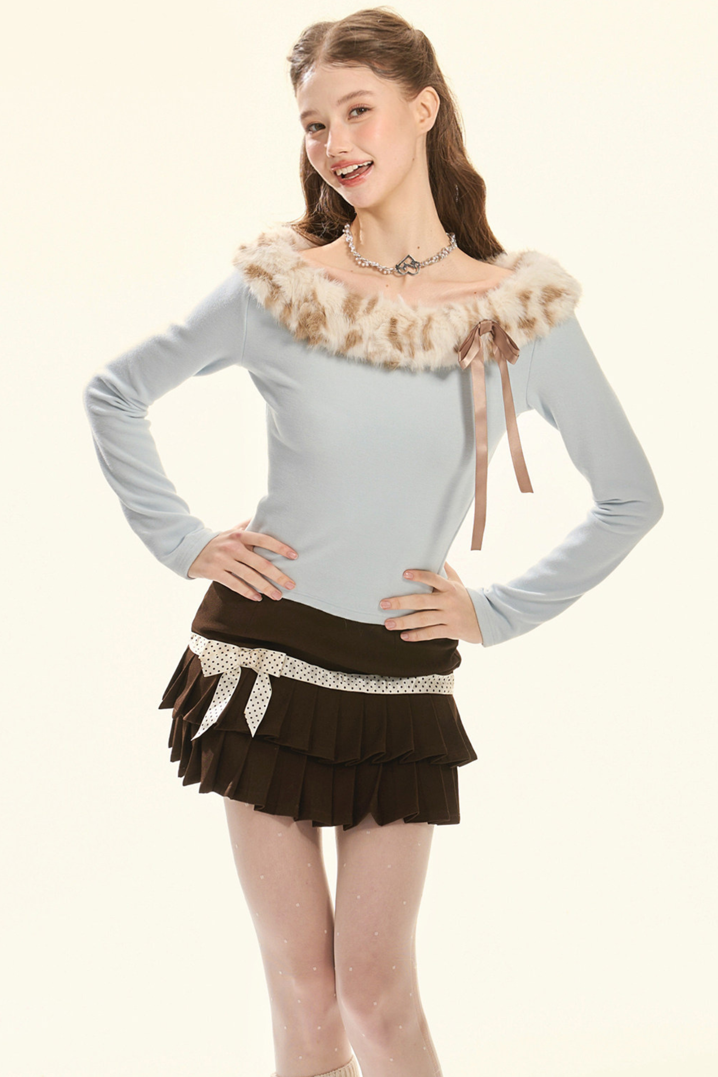 Retro Velvet Leopard Top