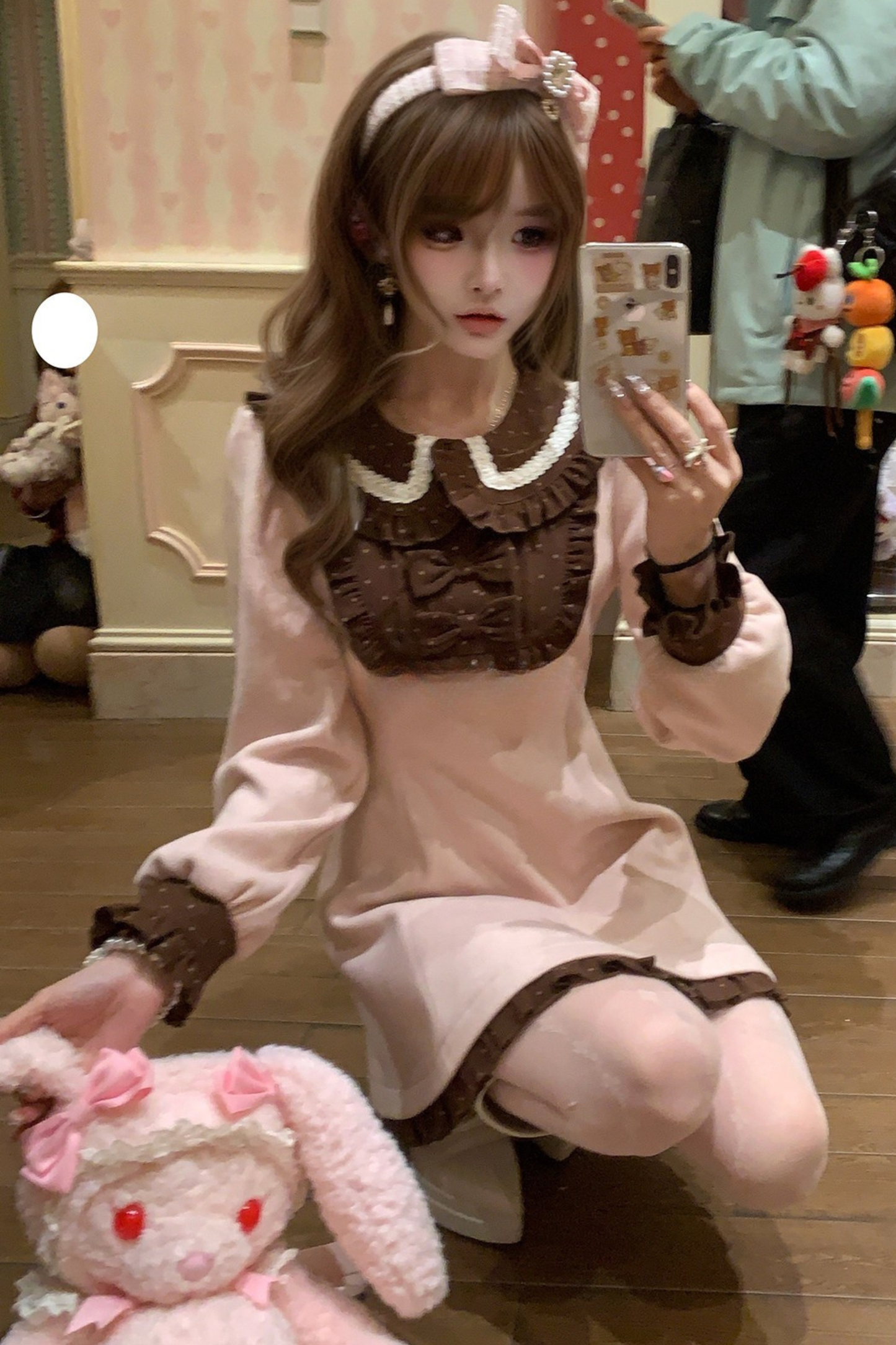 Sweet Chocolate Strawberry Dress