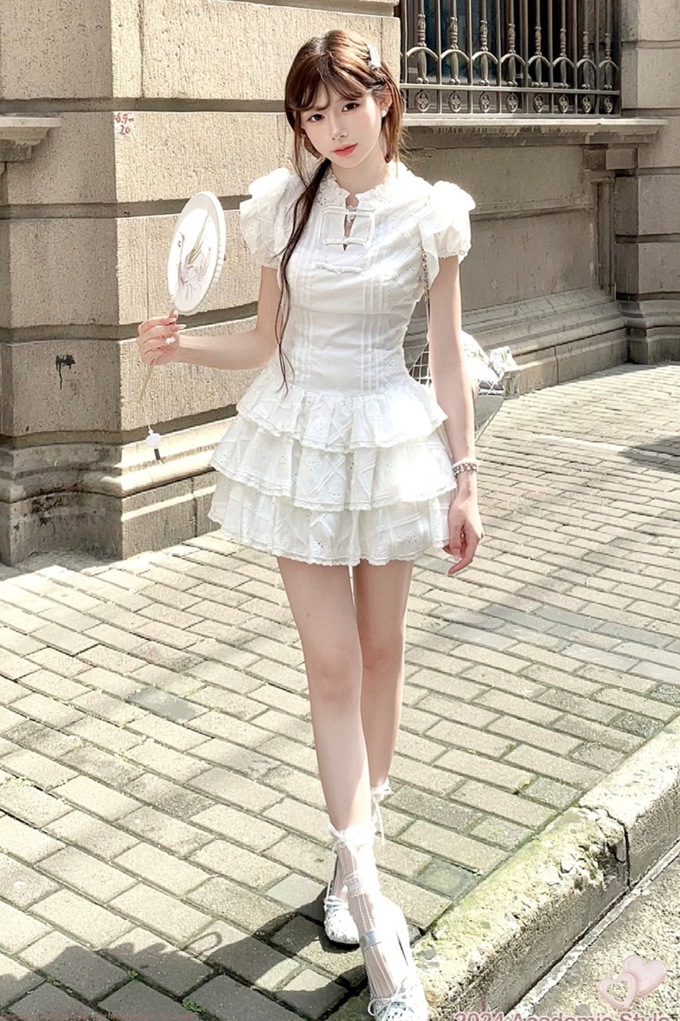 White Tea Lily Moonlight Dress