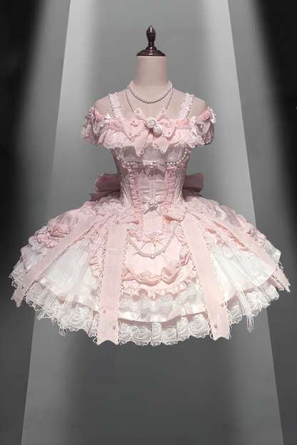 [Order Deadline: October 3] Pearl Rose Ballet Style Pure Elegant Dress