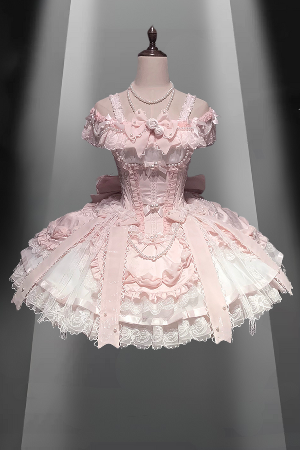 [Order Deadline: October 3] Pearl Rose Ballet Style Pure Elegant Dress