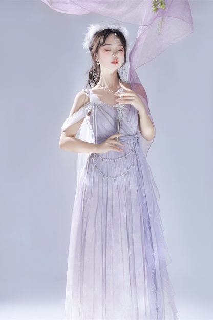 [Reservations] Sweet is Elegant Girly Dress + Shawl + Necklace