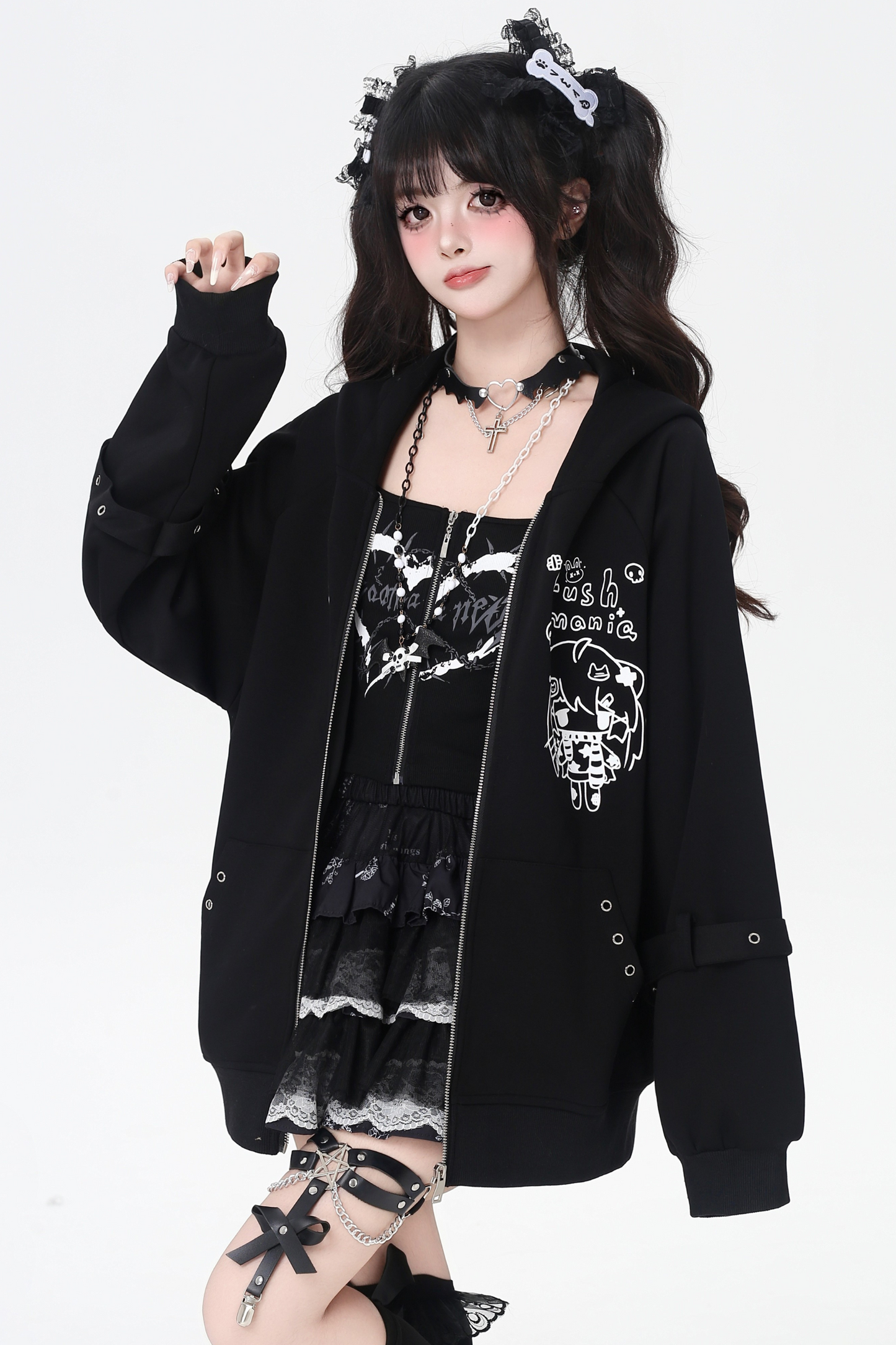 Cat Ear Hood Loose Hoodie