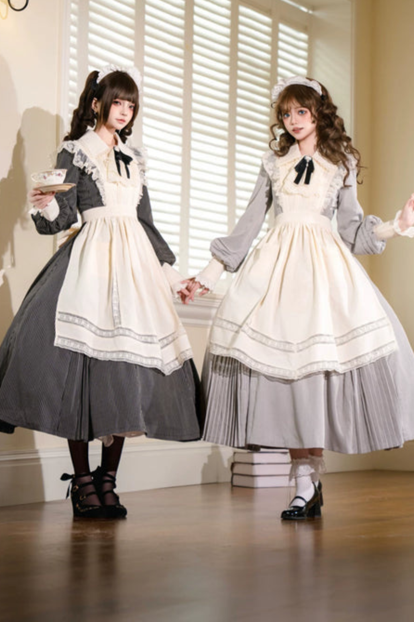 레트로 로리타 원피스 + 앞치마