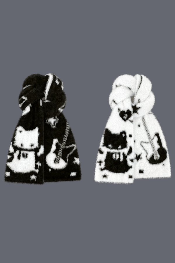 アニマルフリースマフラー