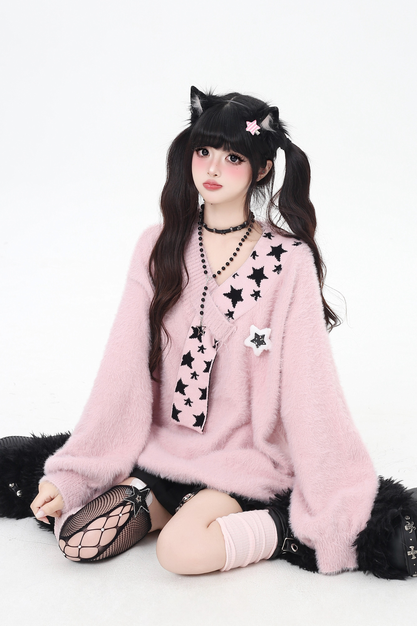 Star Design Loose Top