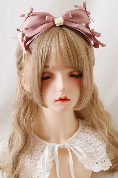 Girly Pink Ruffle Lolita Accessories