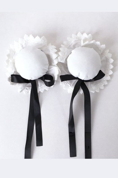 Chinesischer Rüschen-Schleifen-Haarschmuck