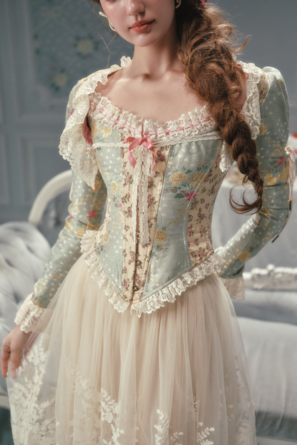 Fabric French Corset Top