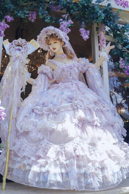 ゴージャスプリンセスロリータドレス