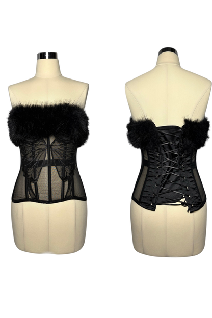 ダークナイトファーコルセット