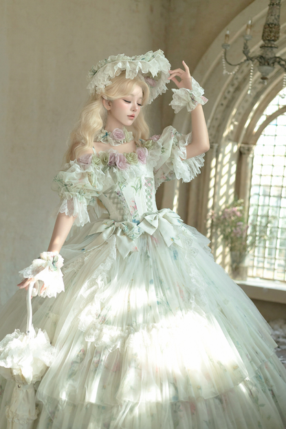 [Pre-order] Flower Fairy Bridal Lolita Dress