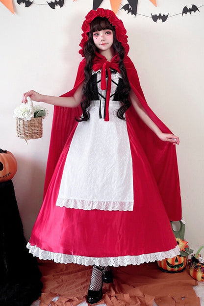 Witch Cape Puffy Princess Dress