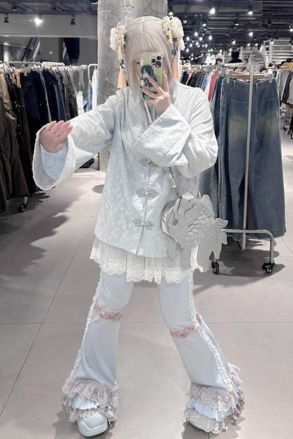 China Buckle Little Top + Uras Camisole + Flared Pants