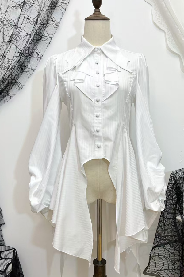 プリンスロリータブラウス+フリルネクタイ