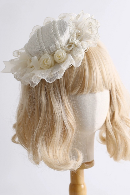 Cream Cake Pearl Flat Lolita Accessories