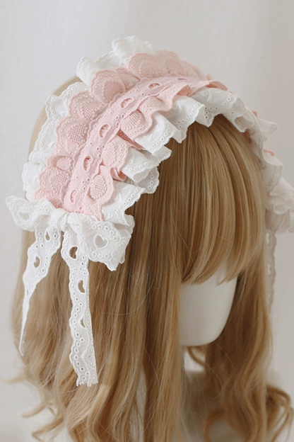 Subculture Heart Lace Lolita Headdress