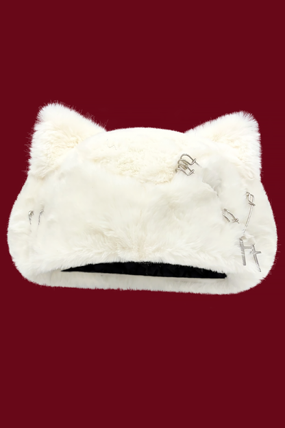 Cat Ear Plush Beret