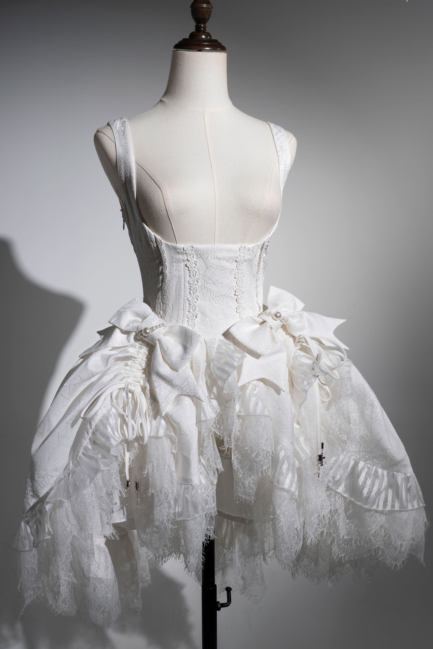 ゴシックバードロリータジャンパースカート+パンプキンパンツスカート+カーテンスカート