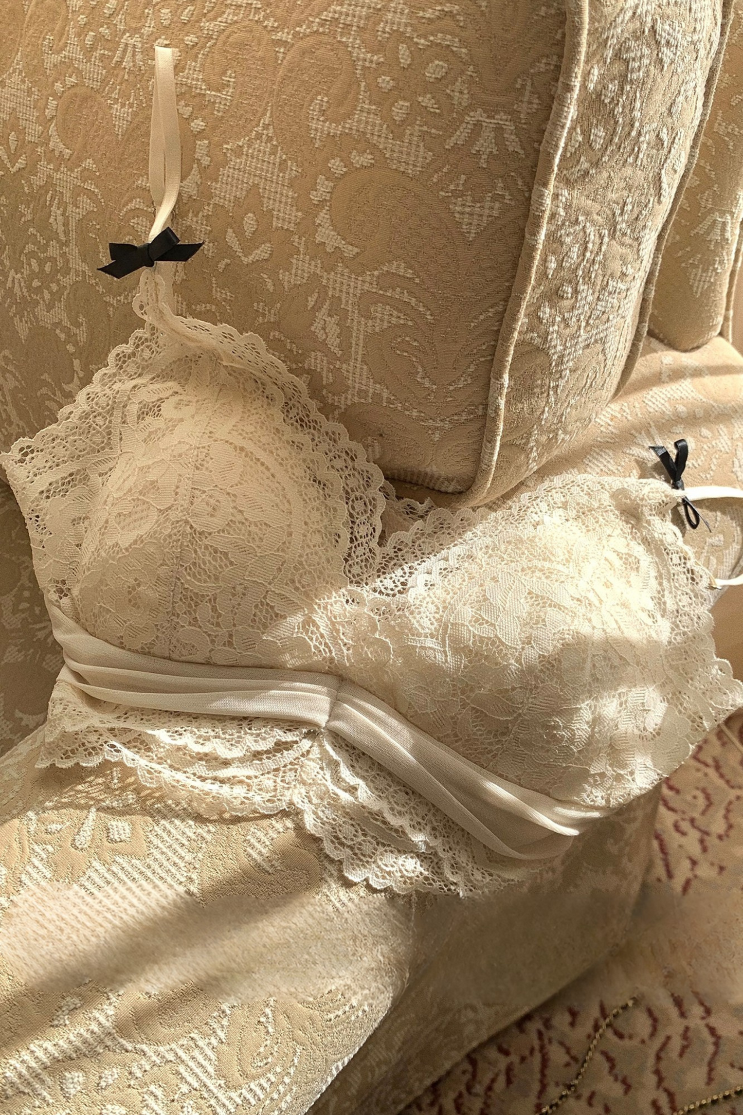 Soft feminine French lace innerwear