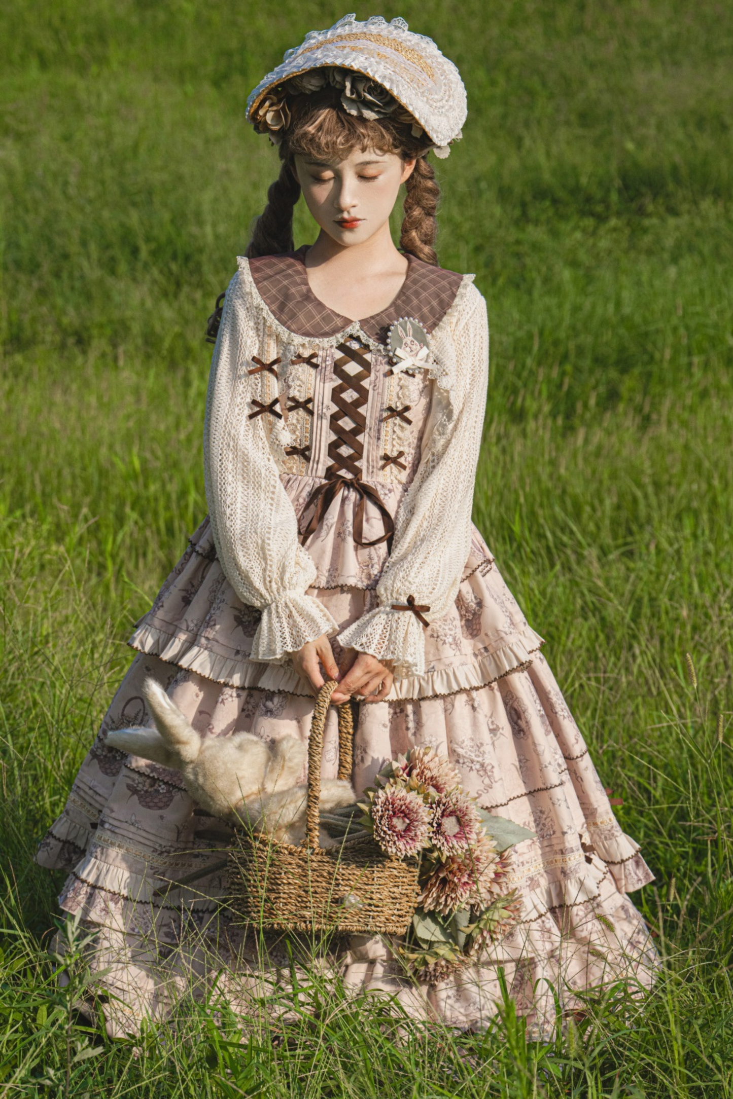 ブニングタイムエレガントロリータドレス+ドールカーディガン