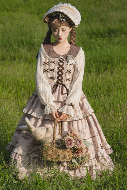 ブニングタイムエレガントロリータドレス+ドールカーディガン