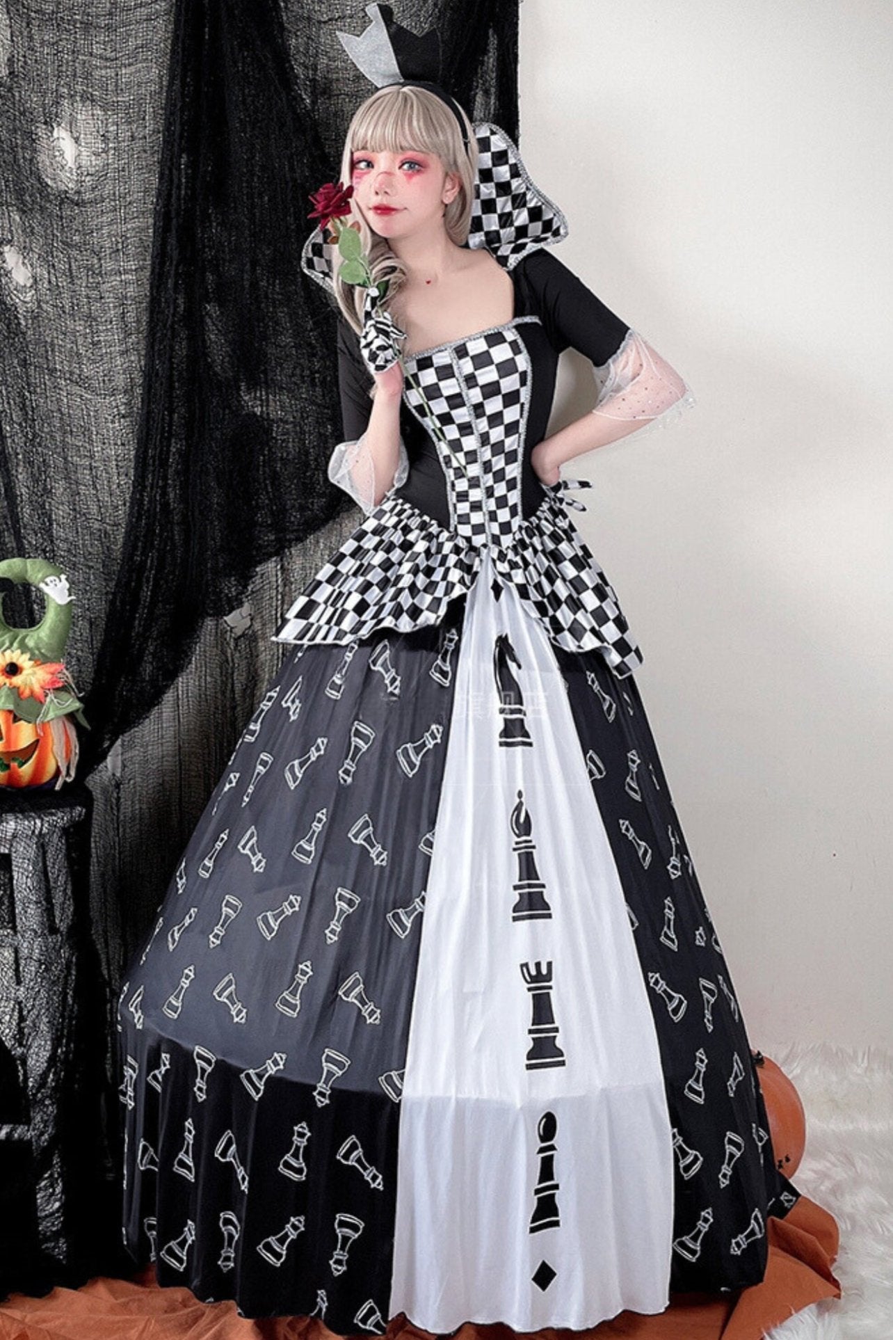 Zombie Ghost Bride Masquerade Dress