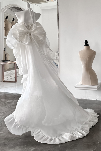 パーフェクトチューブトップ+フリルスカートパンツ+リボンテール