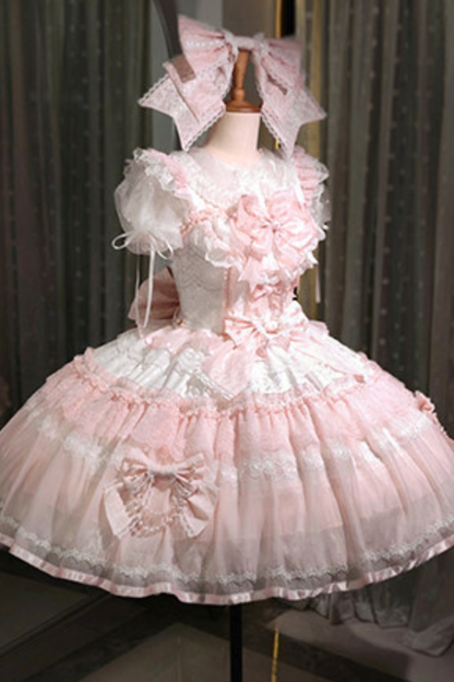 Sweet Princess Lolita Dress + Big Headband