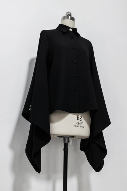 ダーク皇子ビッグスリーブブラウス