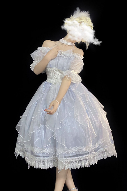 Sheer Blue Mermaid Lolita Dress