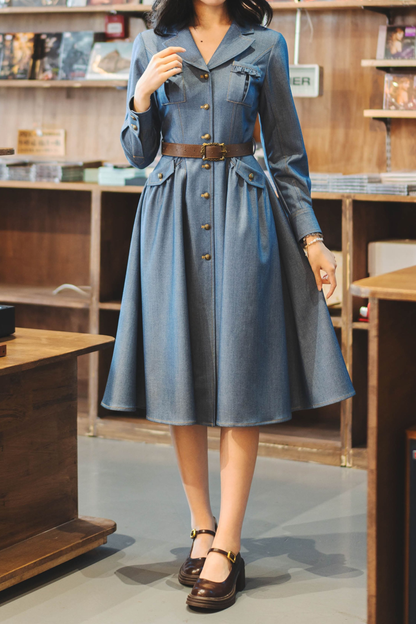 フォレストワードローブアメリカンヴィンテージデニムドレス