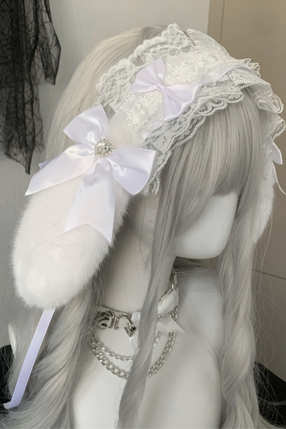 Bunny Ears Lace Headband