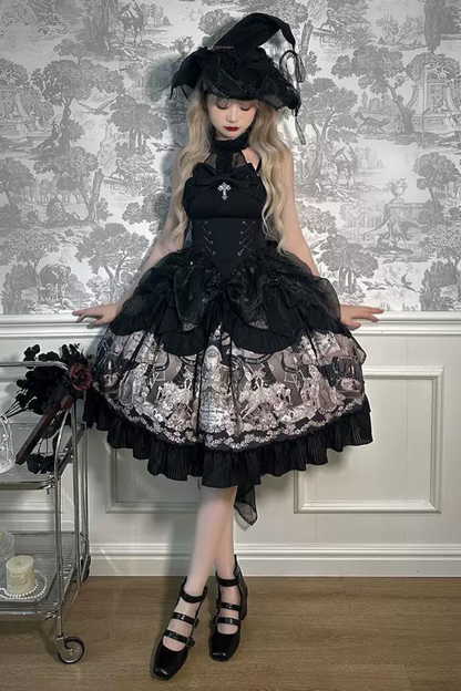 [Reservation deadline on October 13] Mystery Gothic Style Big Ribbon Hol Tadress