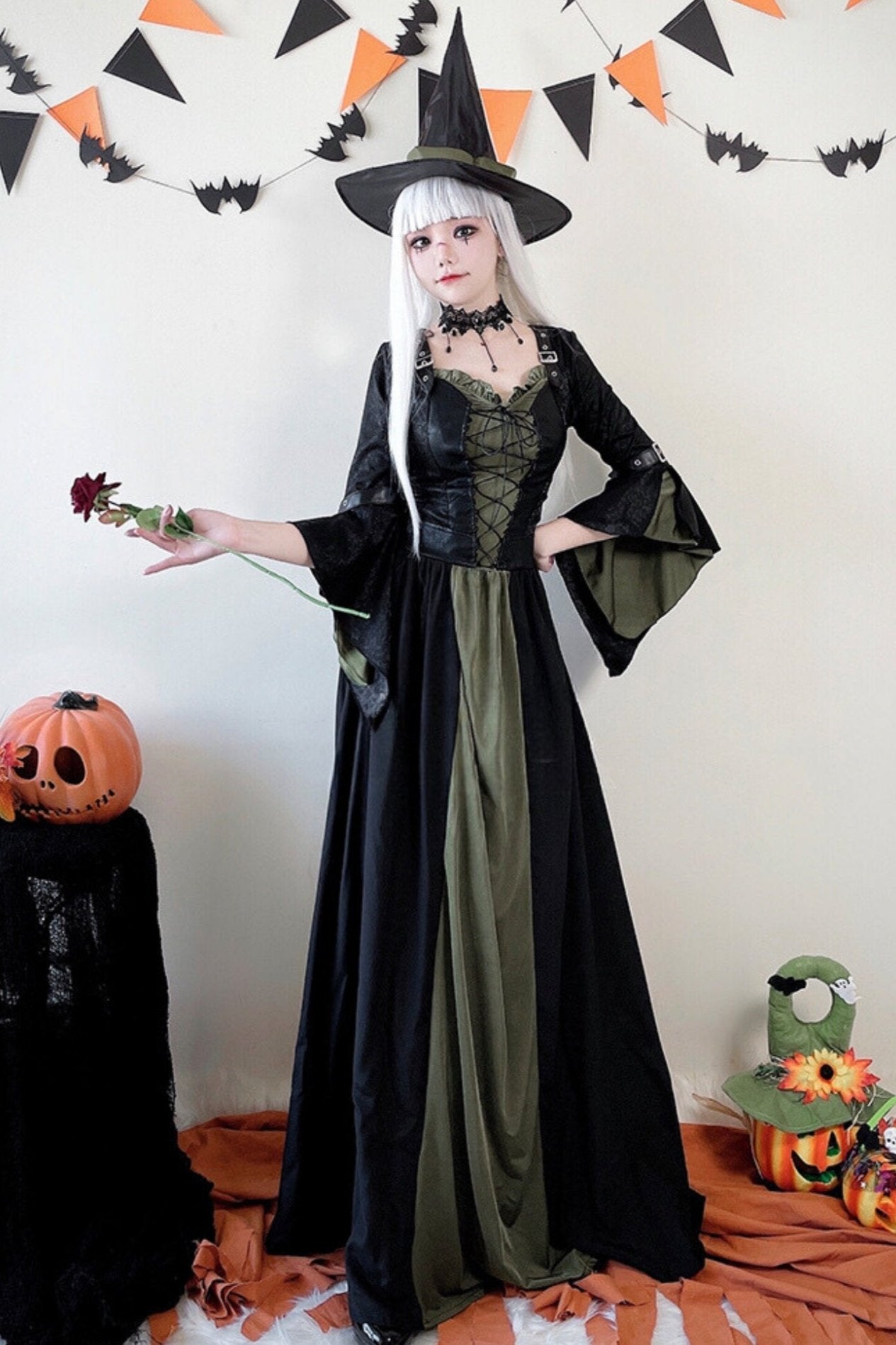 witch dress Sea Dress-Up for Girls Hat in size range 2T Glinda the Good Witch of
